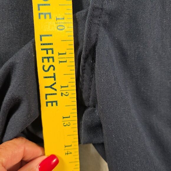 Red Kap Shorts Chino Men's 38 Cargo Snap Pockets Work 12" Inseam PTGGNC Blue #2 - Picture 6 of 7